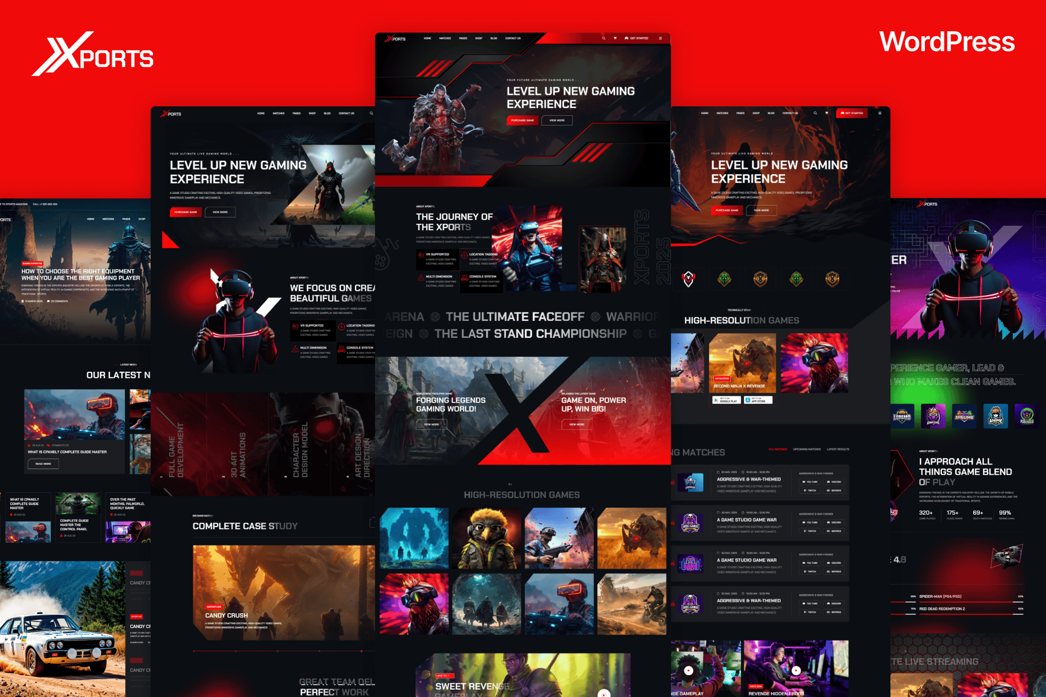 Xports – eSports and Gaming WordPress Theme
