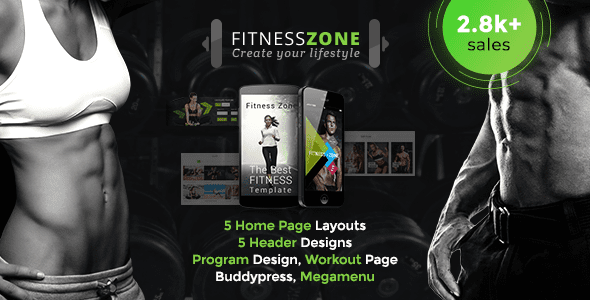 Fitness Zone | Gym and Fitness Theme