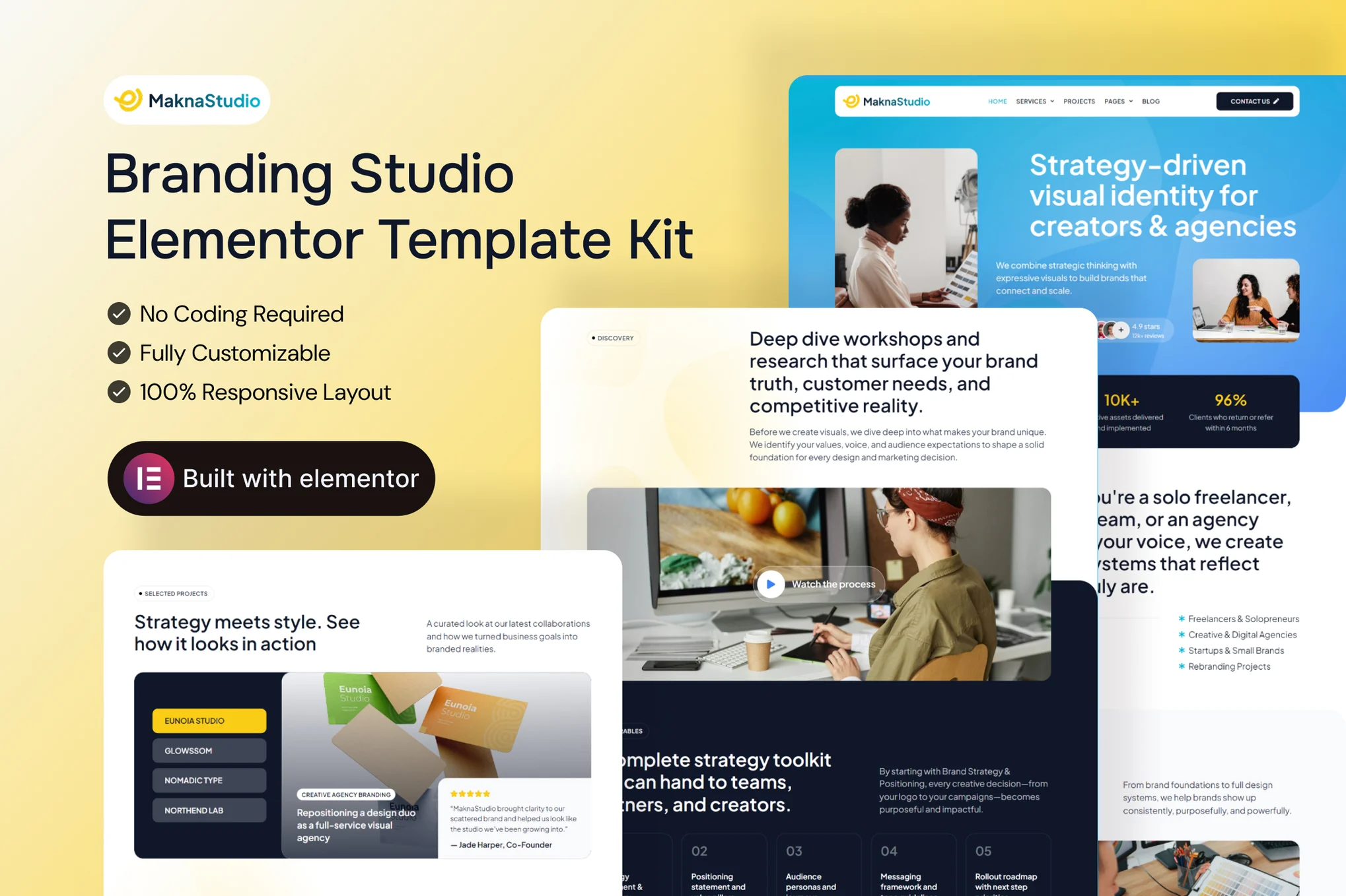MaknaStudio – Branding Studio Elementor Pro Template Kit