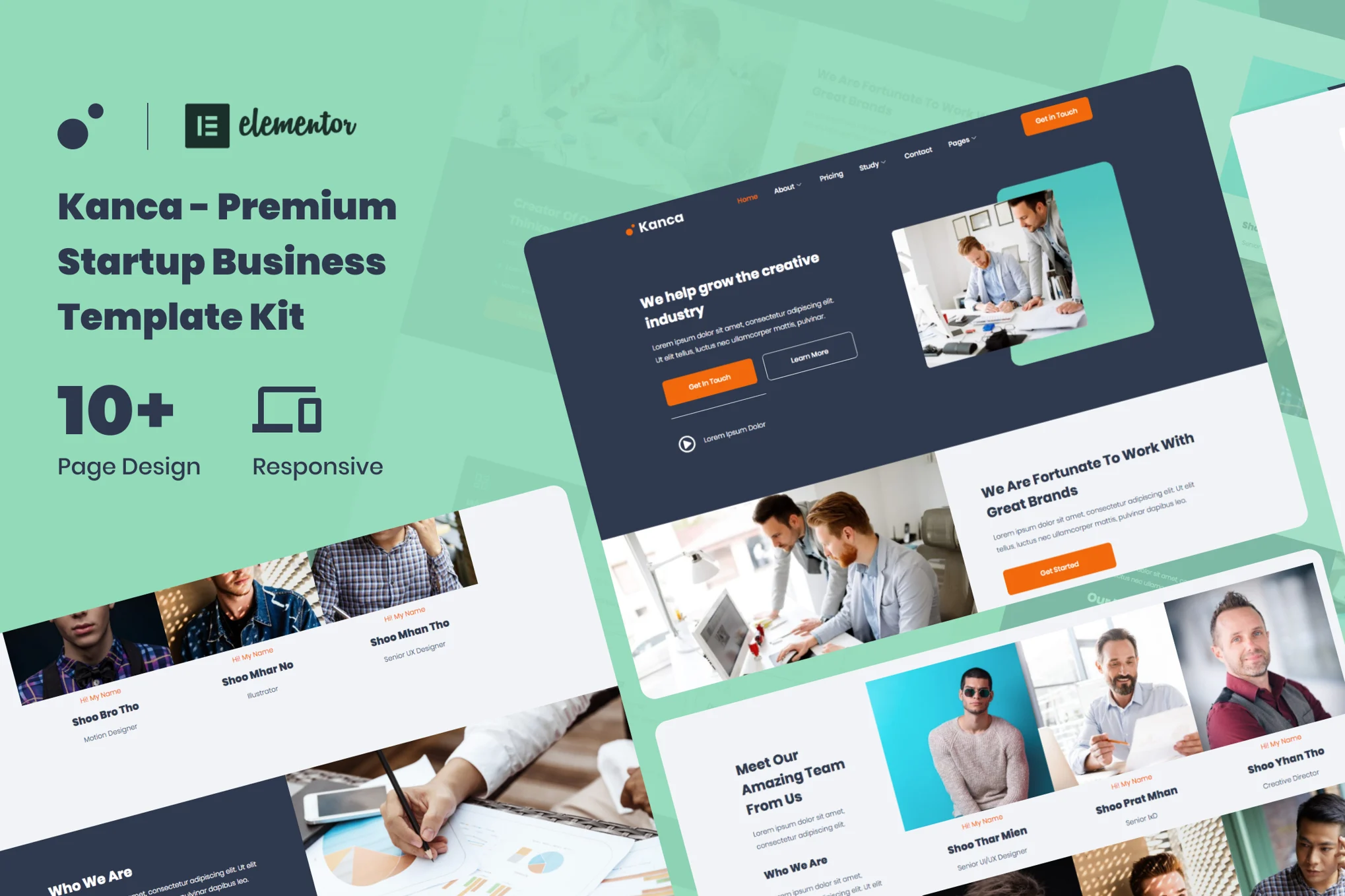 Kanca – Startup Business Consulting Elementor Template Kit