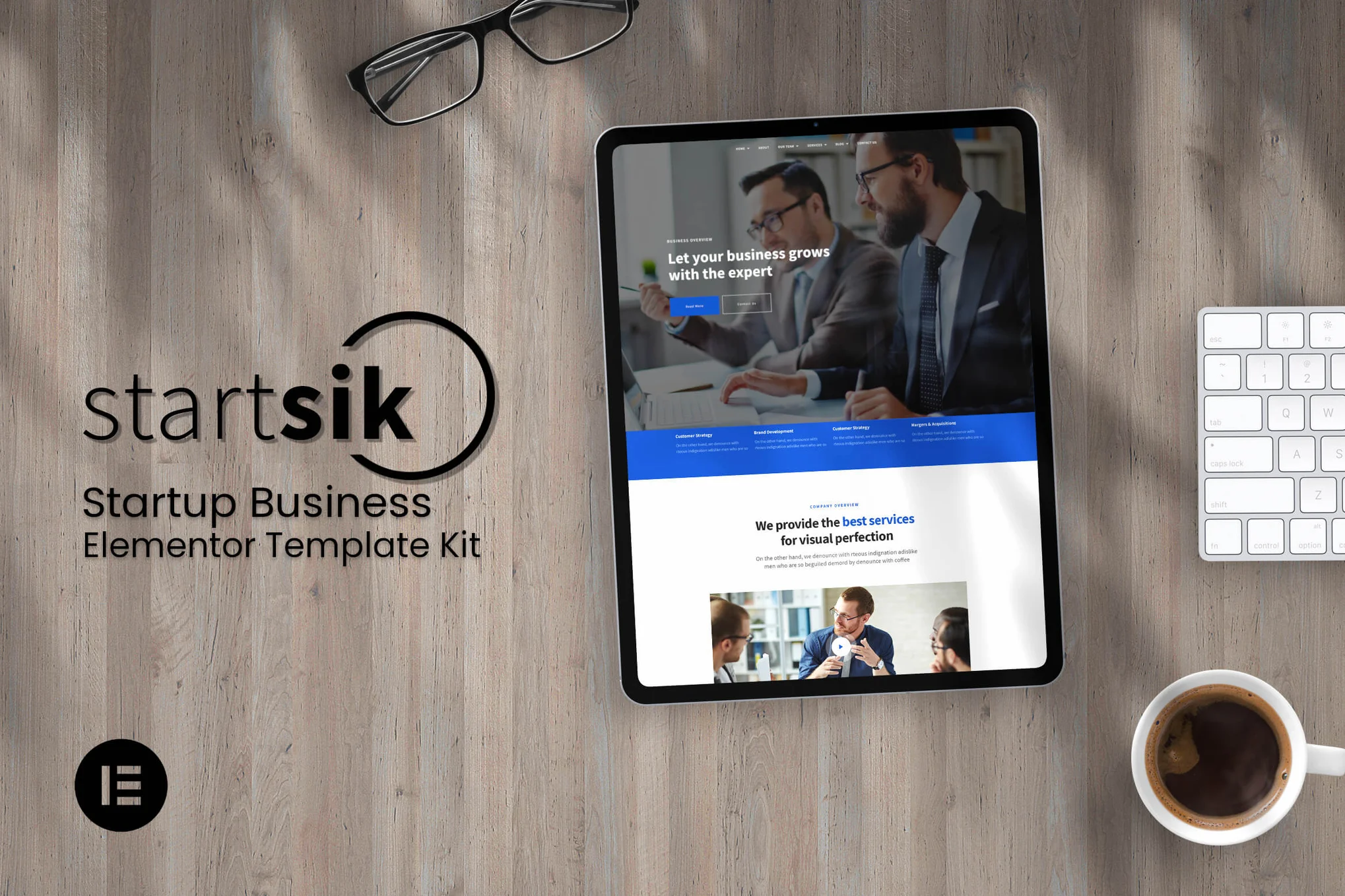 Startsik – Startup Business Elementor Template Kit