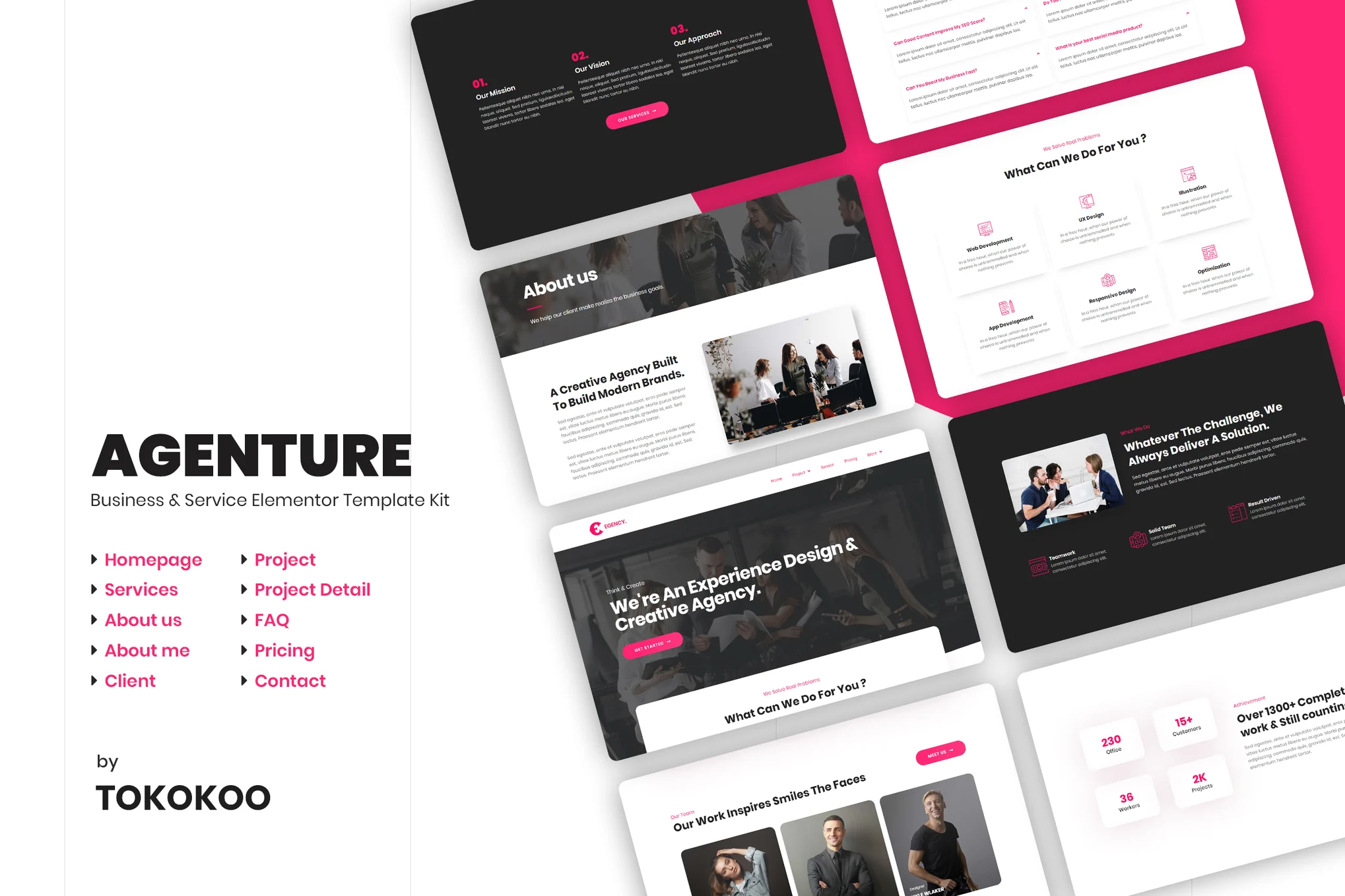 Agenture | Digital Agency and Startup Elementor Template Kit
