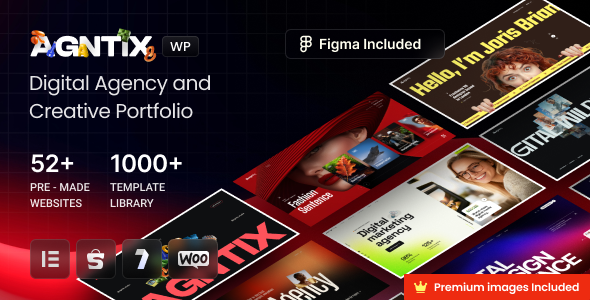 Agntix – Digital Agency and Creative Portfolio WordPress Theme