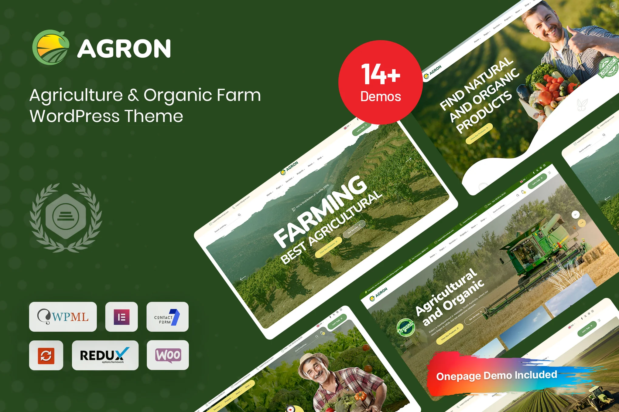 Agron – Agriculture and Organic Farm WP Theme