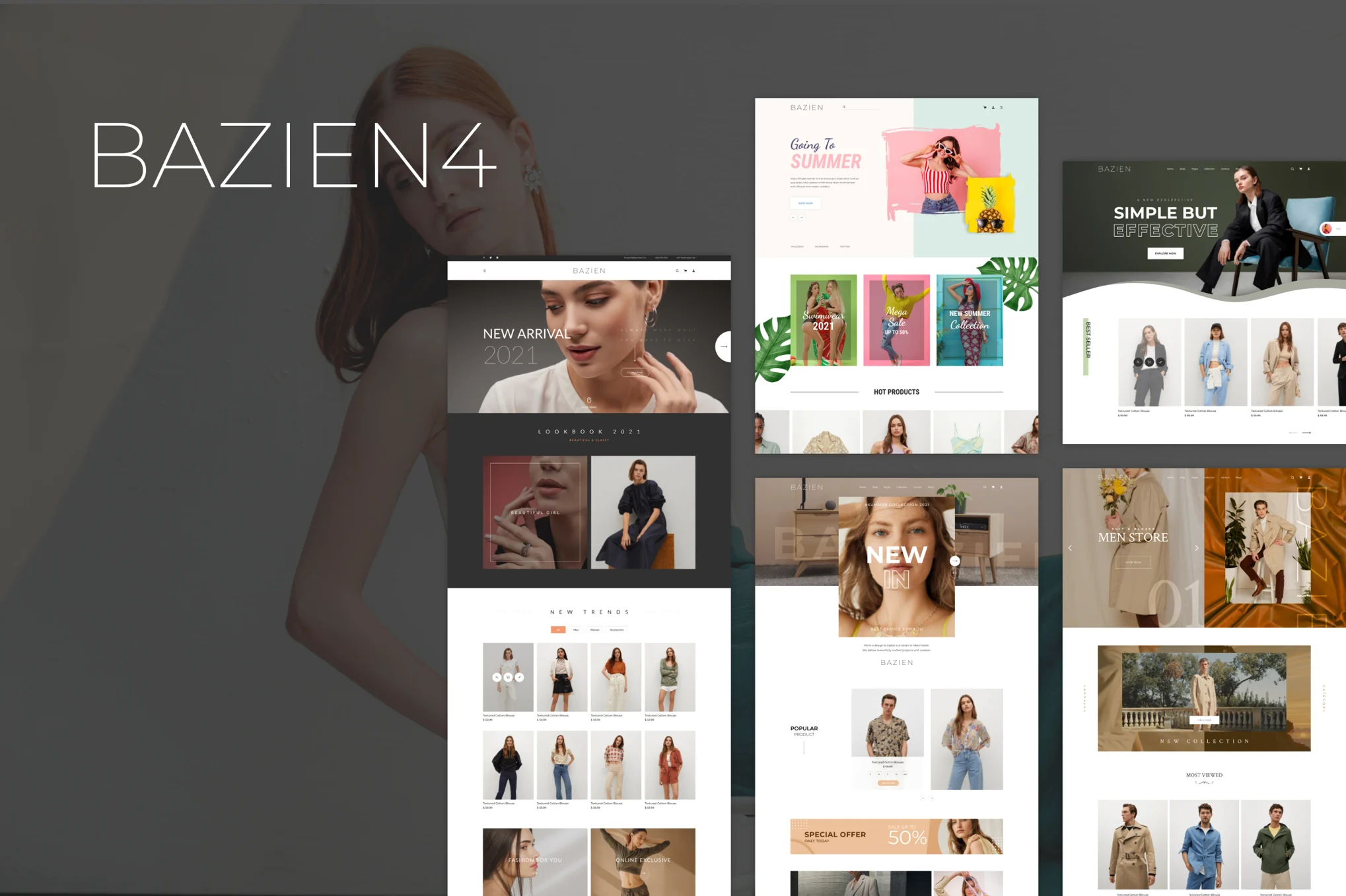 Bazien – Elementor WooCommerce Theme