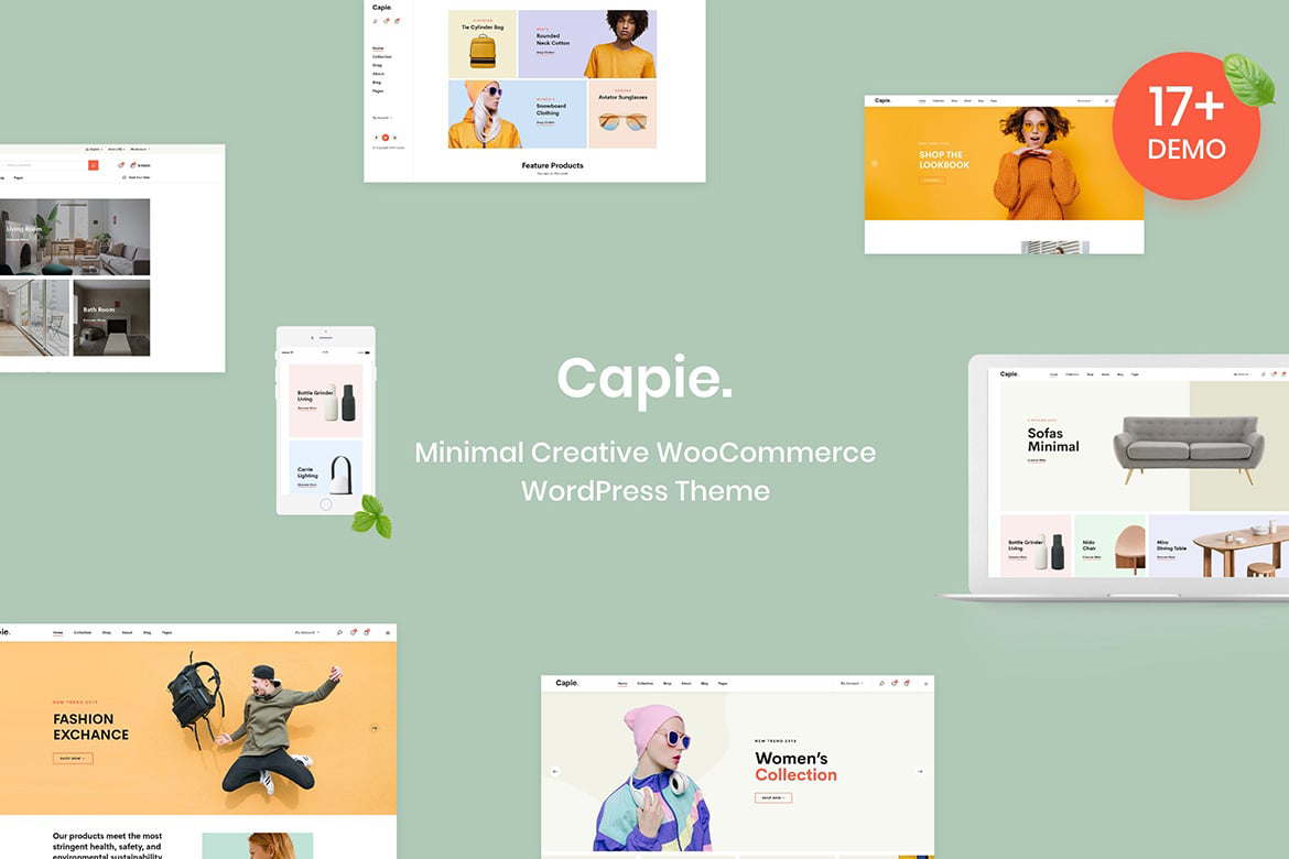 Capie – Minimal WooCommerce WordPress Theme