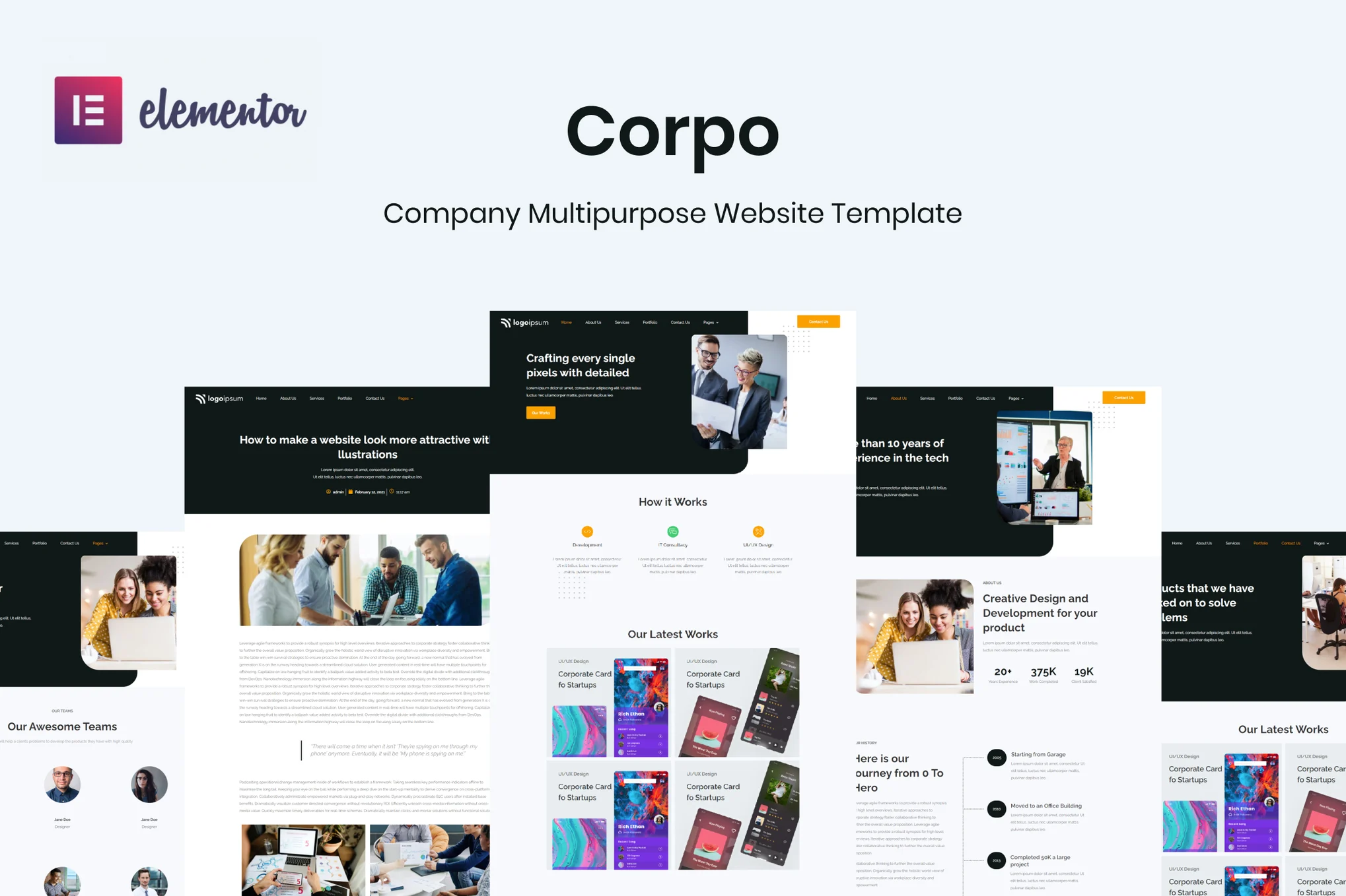 Corpo – Corporate Business Elementor Template Kit