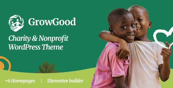 GrowGood – Charity and Nonprofit WordPress Theme