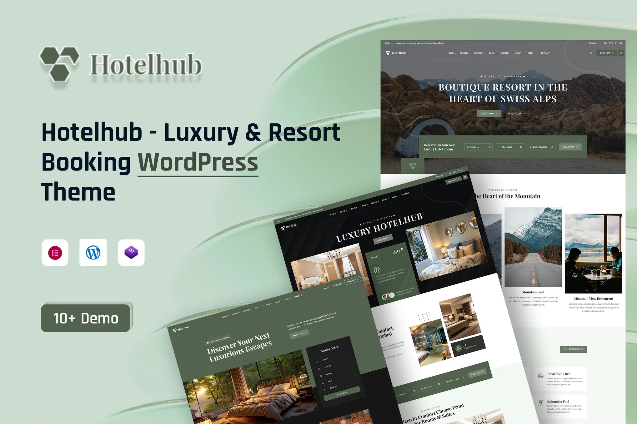 Hotelhub – Luxury and Resort Booking WordPress Theme