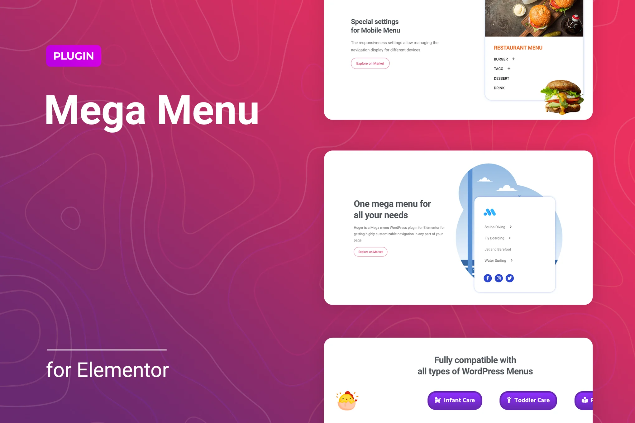 Huger | Mega Menu for Elementor