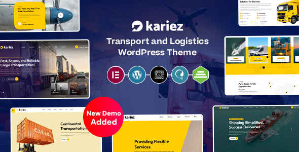 Kariez – Transportation and Logistics WordPress Theme