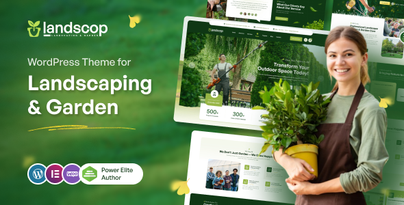 Landscop – Landscaping and Gardening WordPress Theme