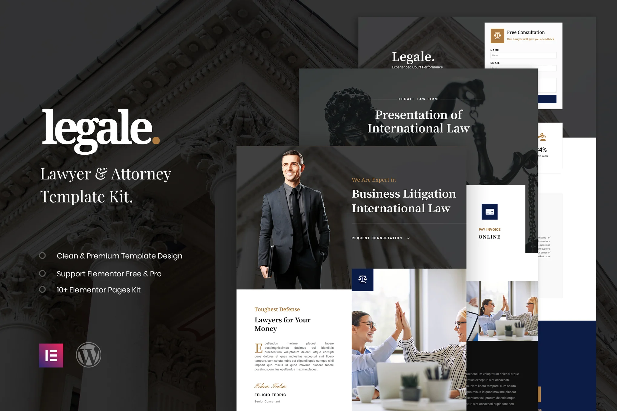 Legale – Lawyer and Law Firm Template Kit