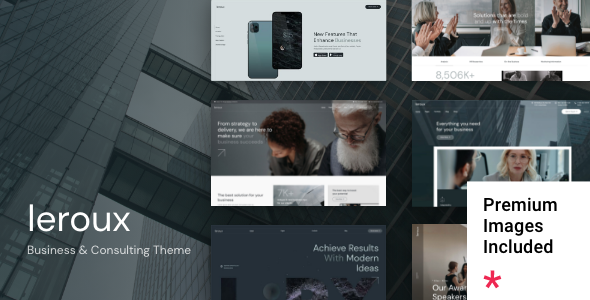 Leroux – Business Consulting WordPress Theme