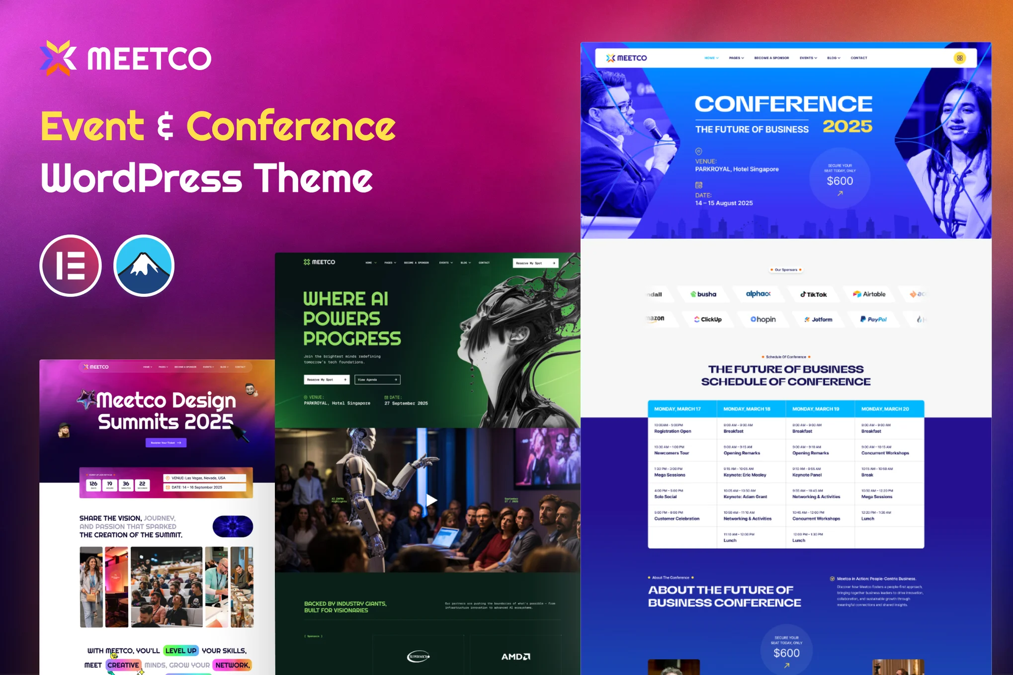 Meetco – Event and Conference WordPress Theme