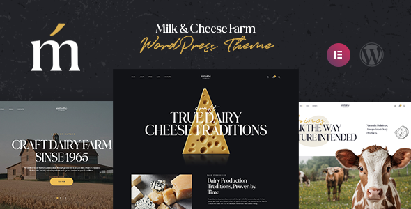 Milatte – Milk and Dairy Farm WordPress Theme