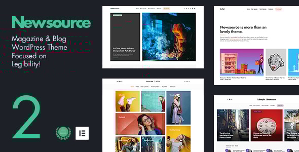 Newsource – Multi-Concept Blog and Magazine WordPress Theme
