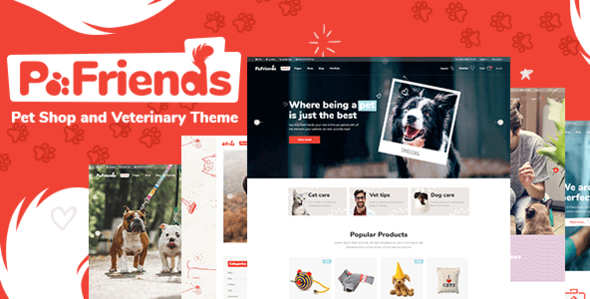 PawFriends – Pet Shop and Veterinary Theme