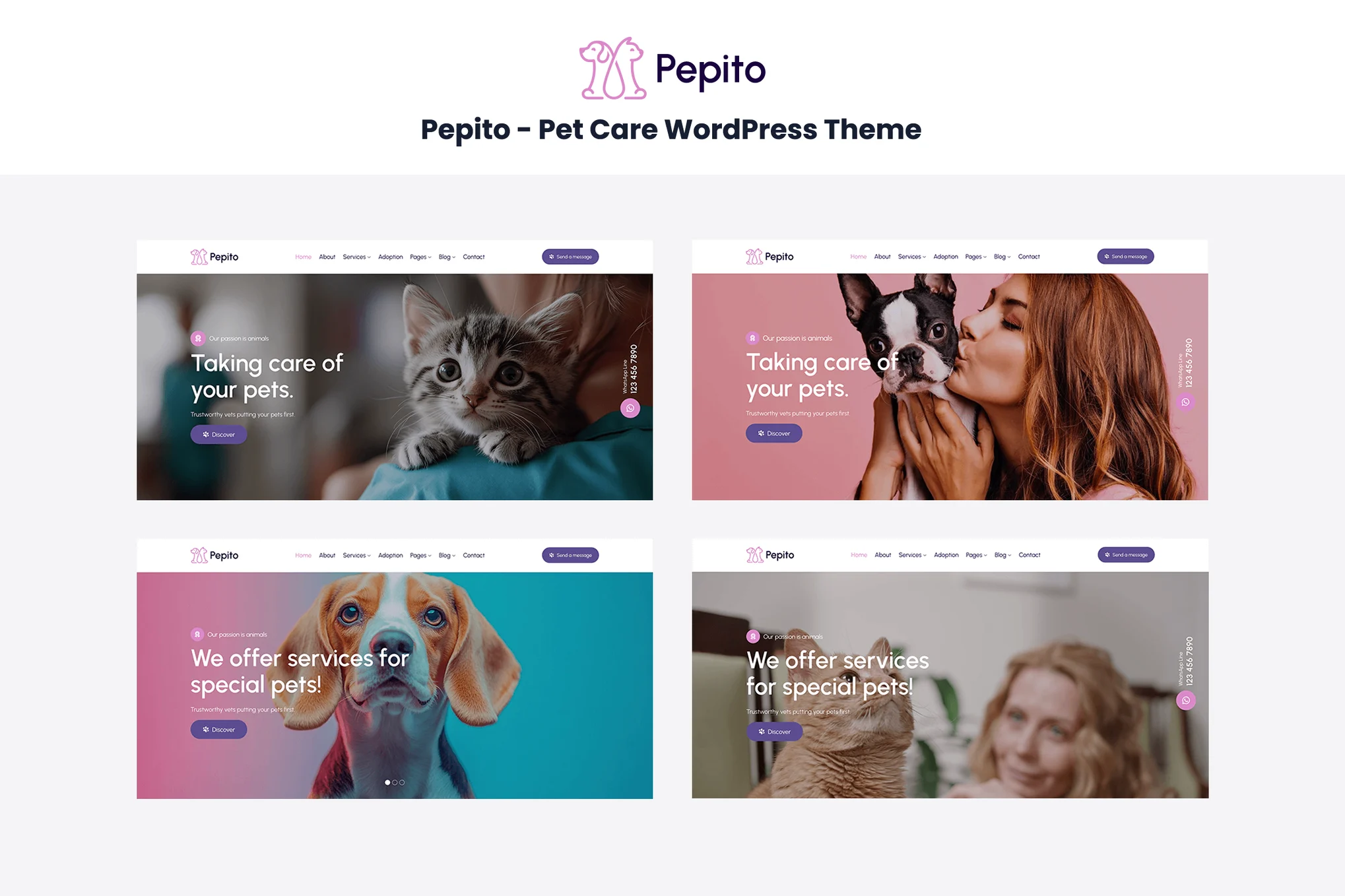 Pepito – Pet Care WordPress Theme