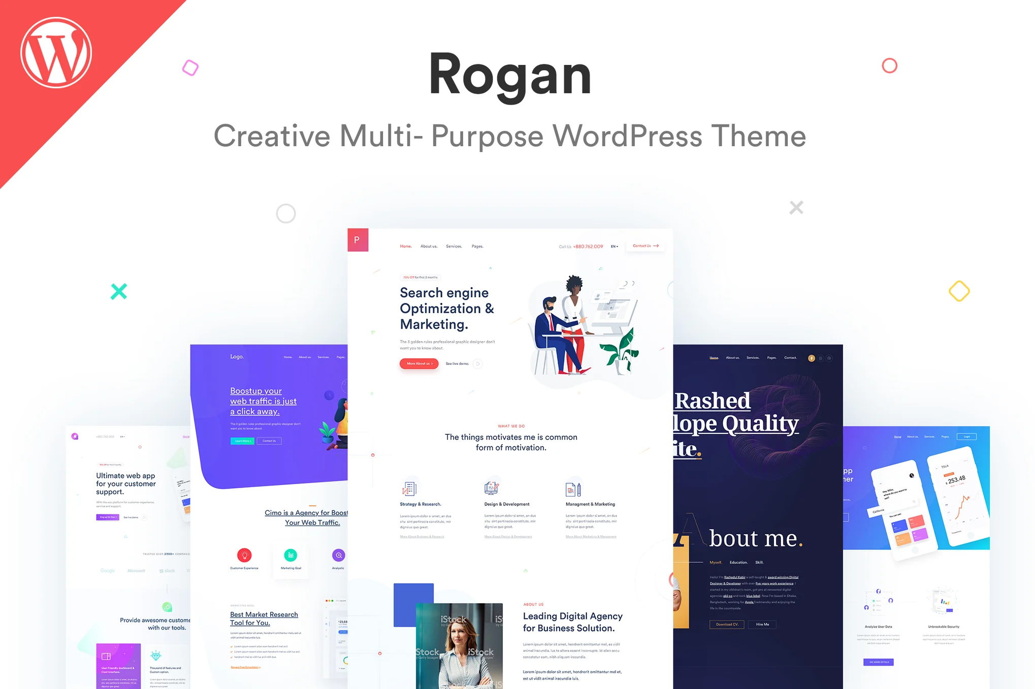 Rogan – Creative Multipurpose WordPress Theme