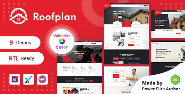 Roofplan – Roofing Services WordPress Theme