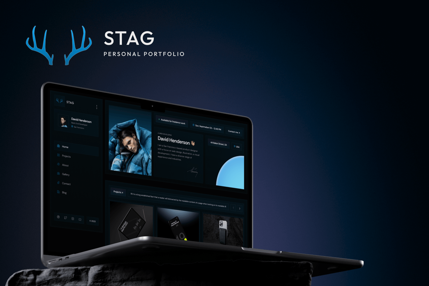 STAG – Personal Portfolio WordPress Theme