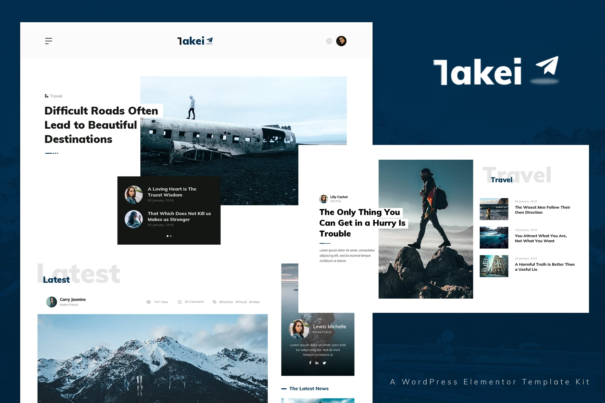 Takei – News and Magazine Template Kit