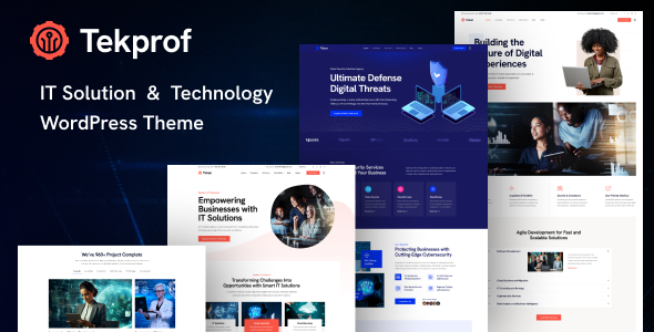 Tekprof – IT Solution and Technology Elementor WordPress Theme