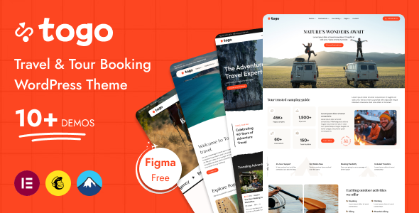 Togo – Travel and Tour Booking WordPress Theme