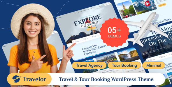 Travelor – Travel and Tour Booking WordPress Theme