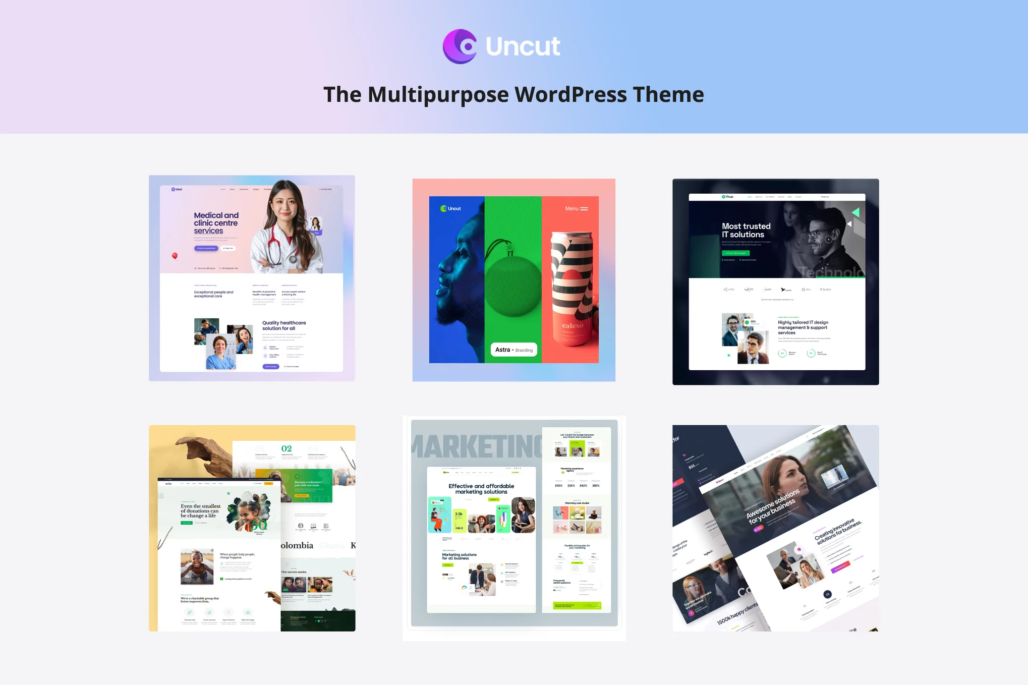 Uncut – The Multipurpose WordPress Theme