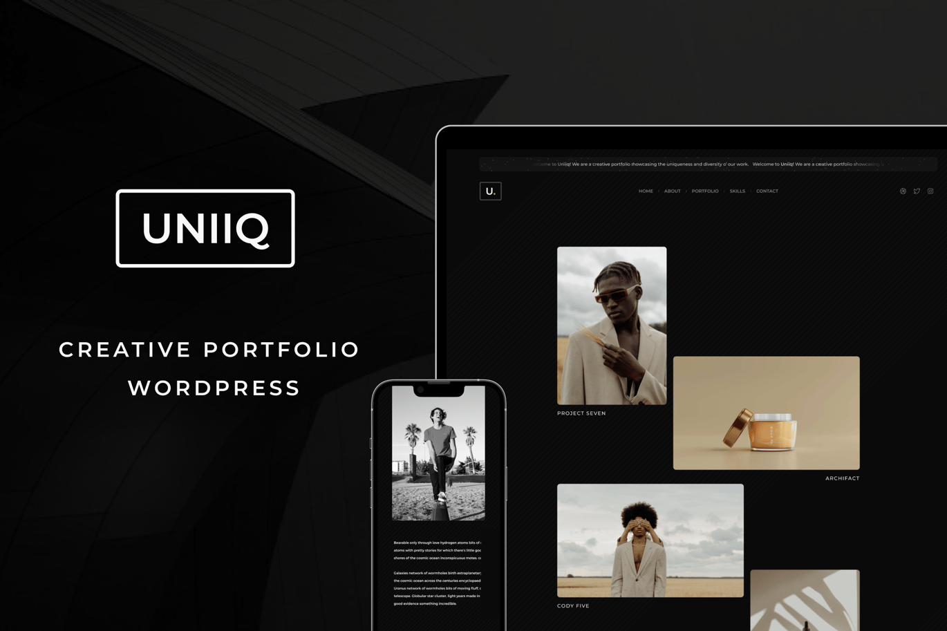 Uniiq Photography Portfolio WordPress Theme