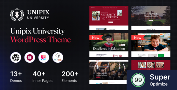 Unipix – University Education WordPress Theme