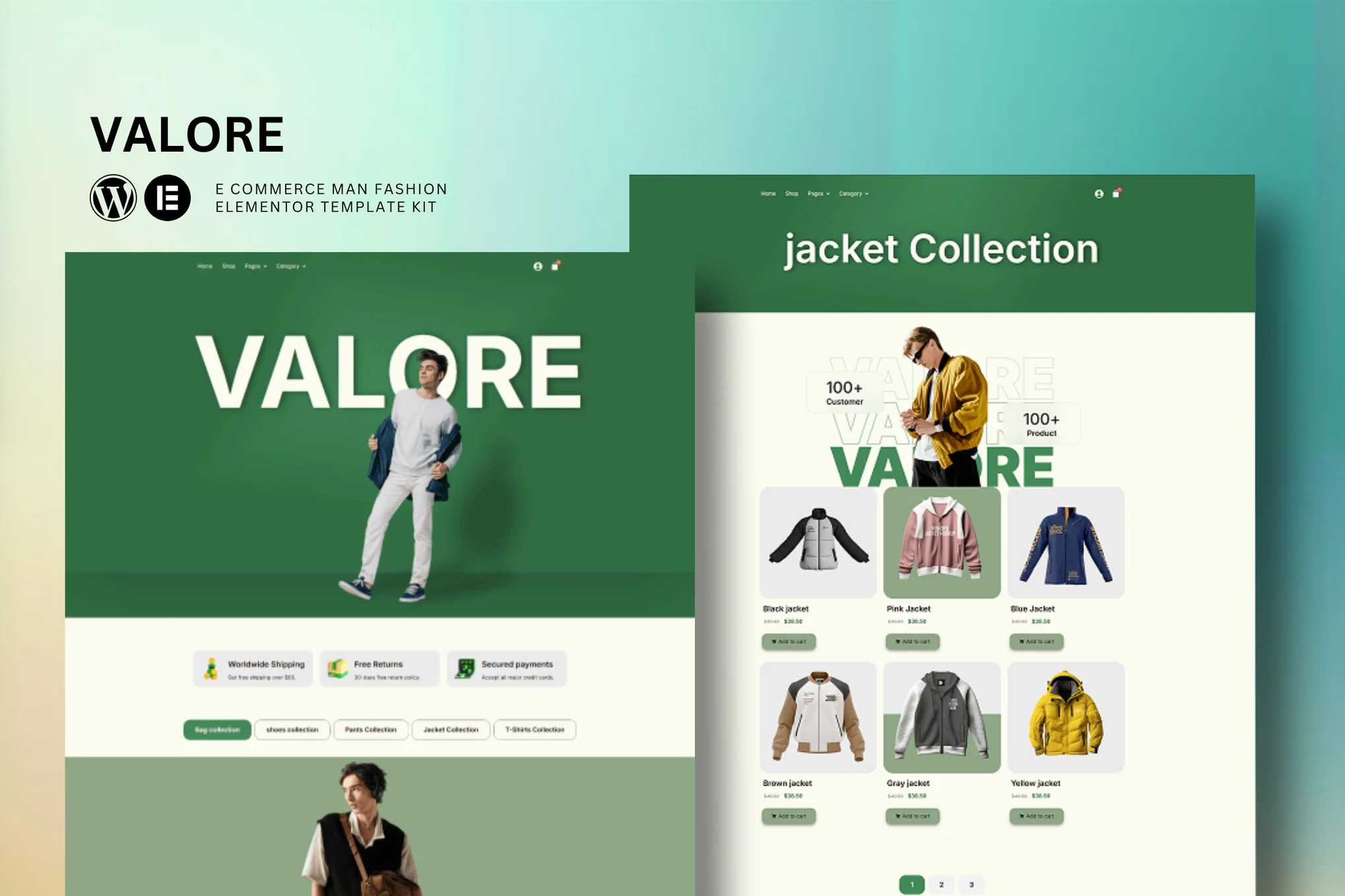 Valore – Fashion Store eCommerce Elementor Template Kit