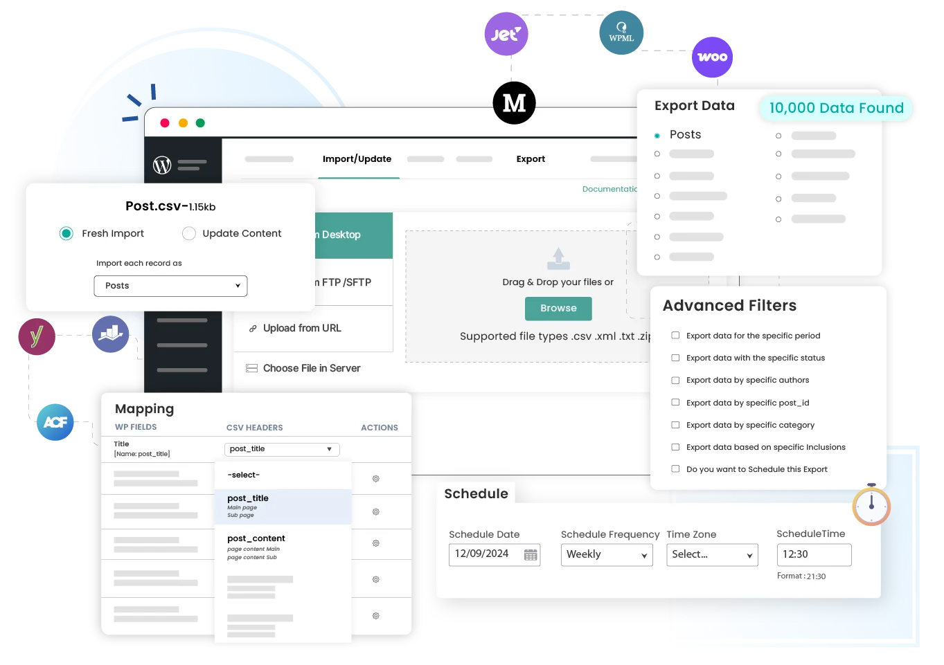 WP Ultimate CSV Importer – Custom Fields Import